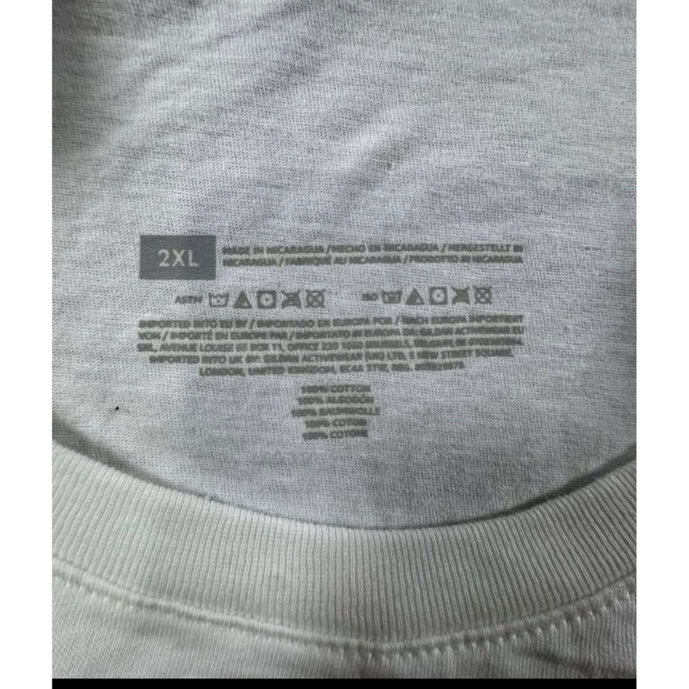 Abandoned Golf Wives Society White Graphic T-Shirt Womens 2XL Cotton - Picture 2 of 6